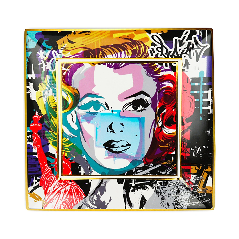 Baci Milano Street Art Gift Tepsi 25 cm x 25 cm Marilyn görseli 1