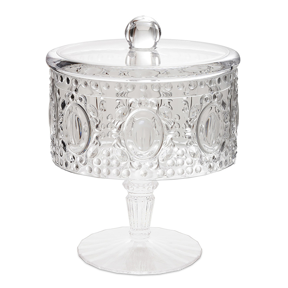 Baci Milano Baroque Rock Cake Mini Şekerlik Şeffaf  görseli 1