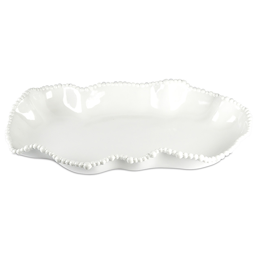 Baci Milano Joke Table Kitchen Melamin Şekilli Tabak Beyaz görseli 1