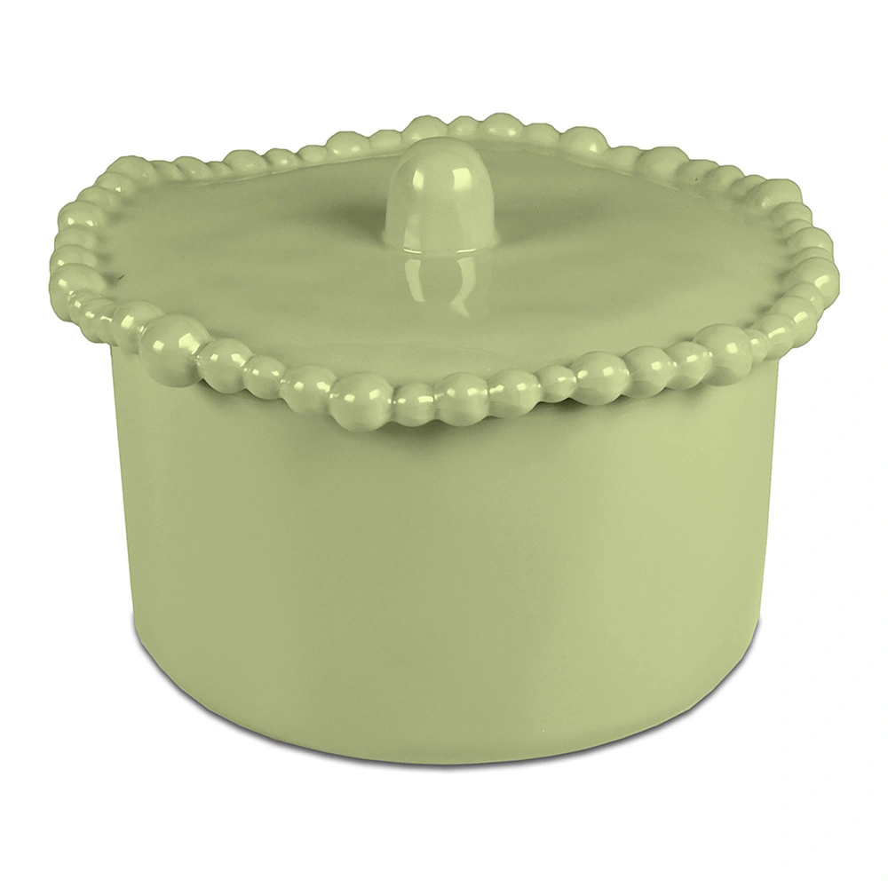 Baci Milano Joke Table Kitchen Melamin Bisküvi Kavanozu 14 cm x 21 cm Yeşil görseli 1