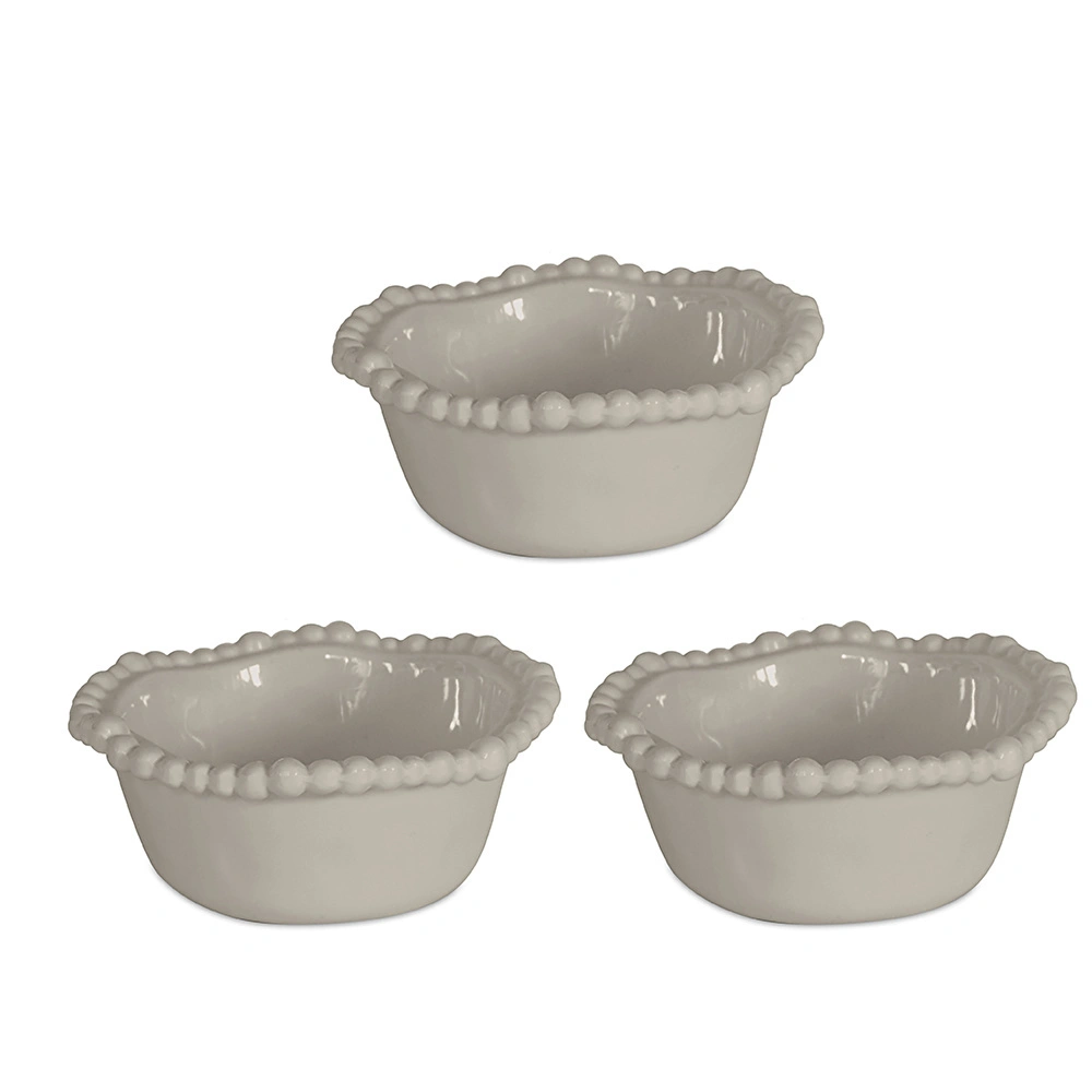 Baci Milano Joke Table Kitchen 3'lü Küçük Kase Kahverengi görseli 1