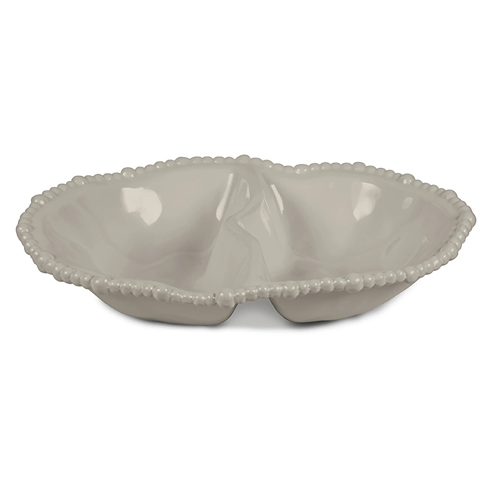 Baci Milano Joke Table Kitchen Melamin 2'li Bölmeli Tabak Kahverengi görseli 1