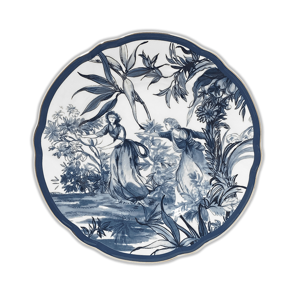 Baci Milano Versailles Porselen Yemek Tabağı 28 cm görseli 1