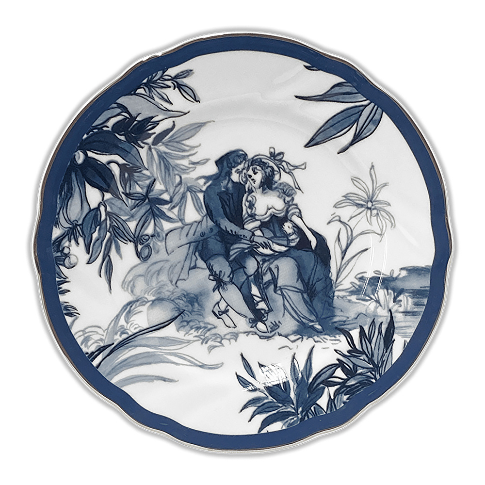 Baci Milano Versailles Porselen Tatlı Tabağı 21 cm görseli 1