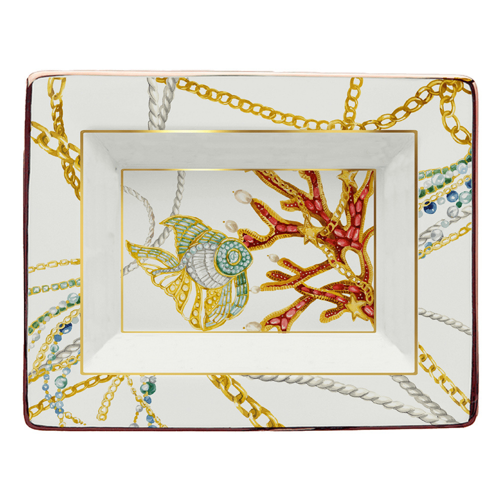 Baci Milano Portofino Tabak 19,5 cm x 15,5 cm görseli 1
