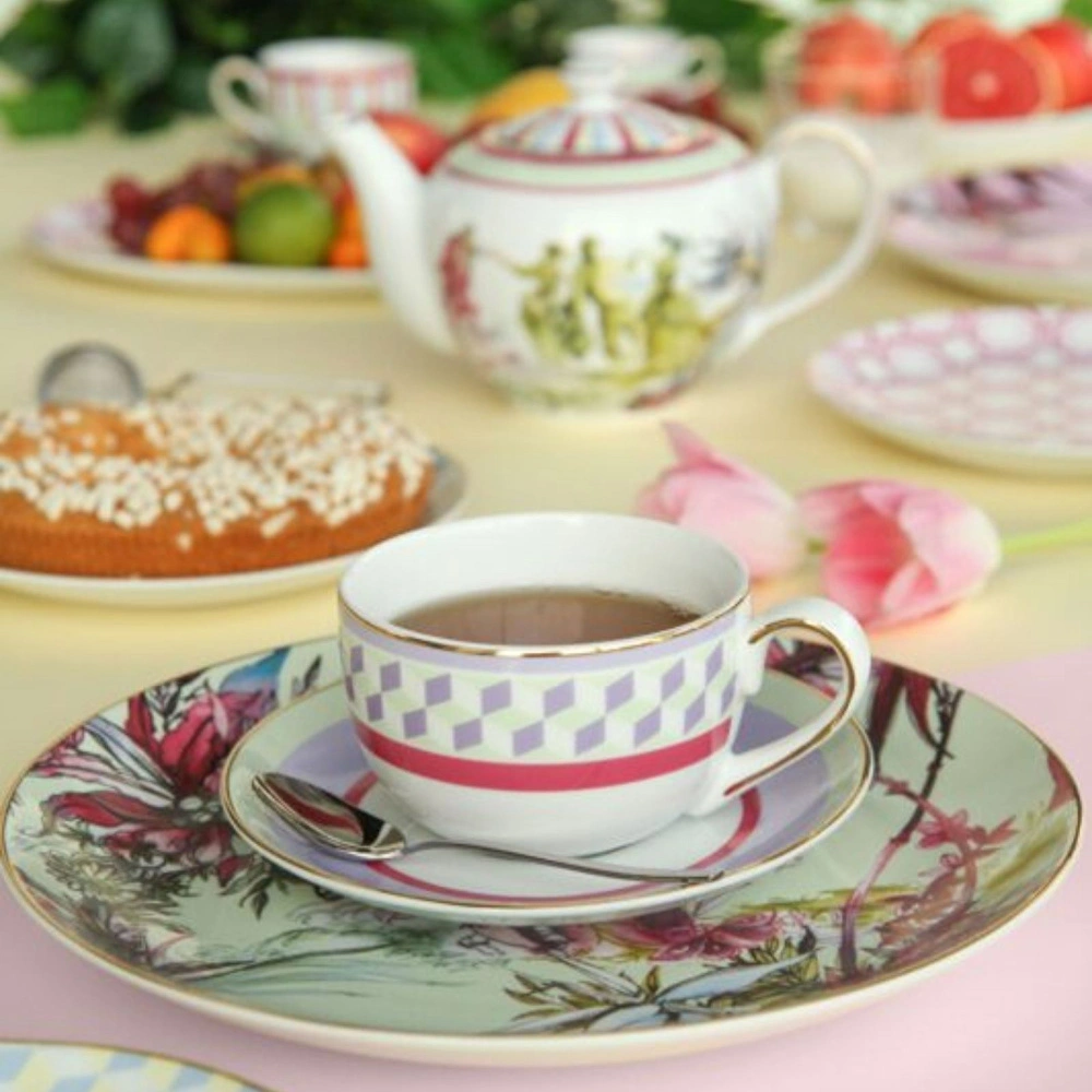 Baci Milano Firenze Çay Fincan Ve Tabağı görseli 1