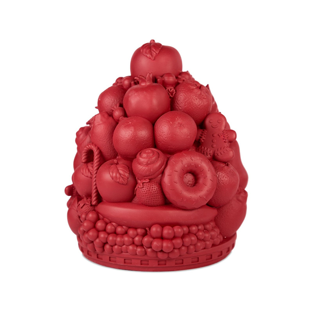 Baci Milano Le Rouge Dekoratif Meyve Sepeti 24x28 cm Kırmızı görseli 2