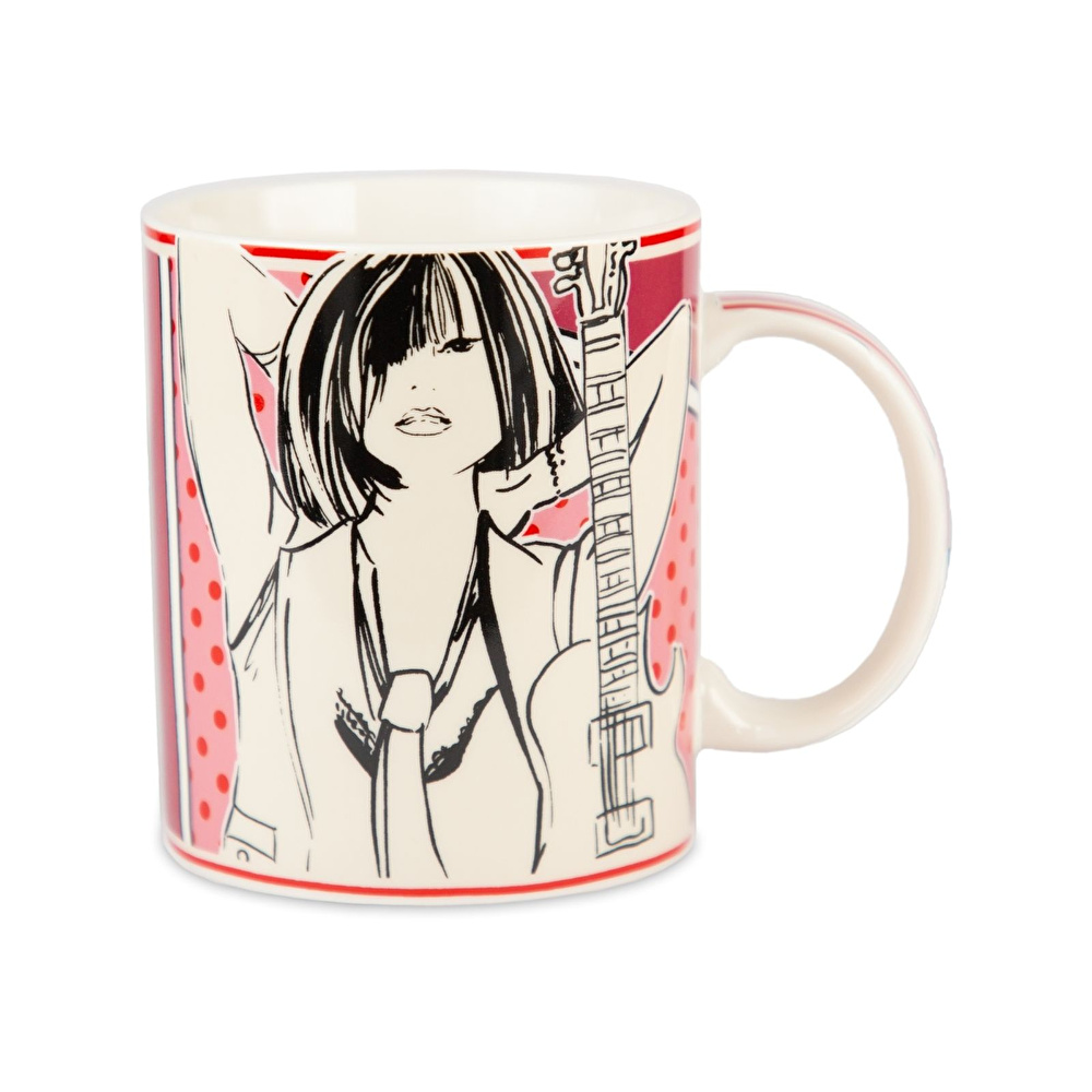 Baci Milano Gulp Mug 8 cm x 10 cm Fuşya görseli 1