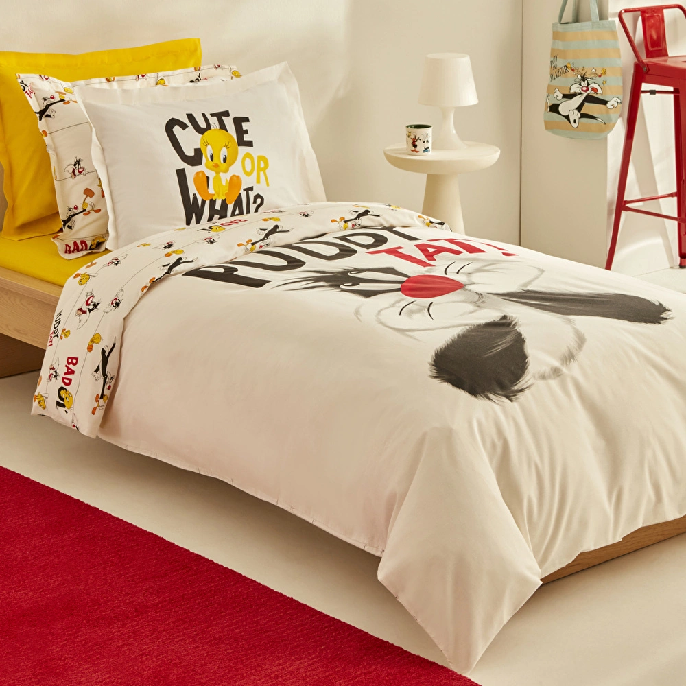 Karaca Home Looney Tunes Best Friends Tek Kişilik Nevresim Takımı görseli 2