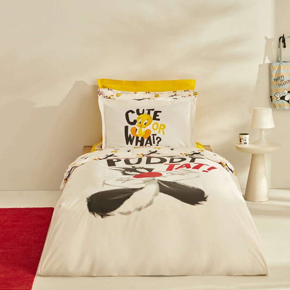 Karaca Home Looney Tunes Best Friends Tek Kişilik Nevresim Takımı görseli 1