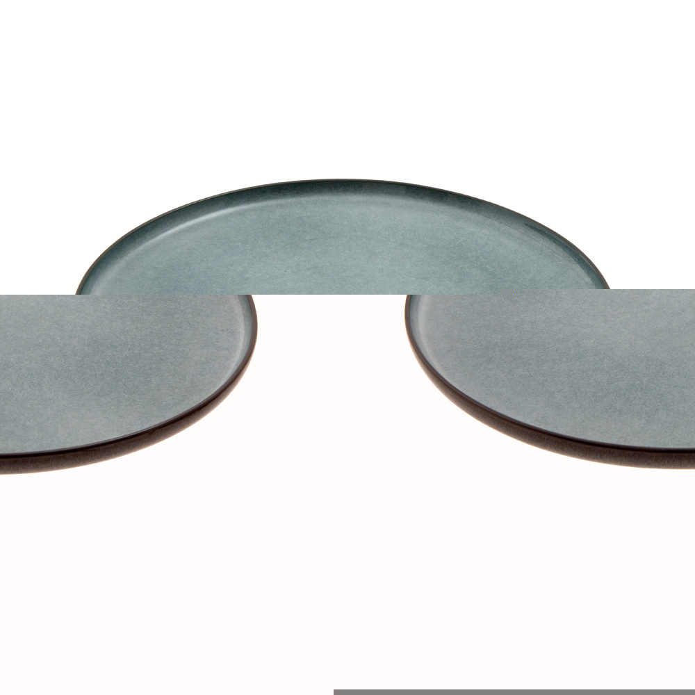 Jumbo Twin Blue Düz Tabak 29 cm görseli 2