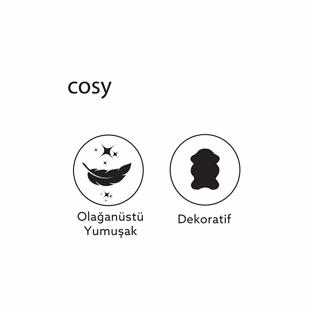 Kaşmir Halı 7/24 Cosy Elegance Beyaz 70x100 cm görseli 5