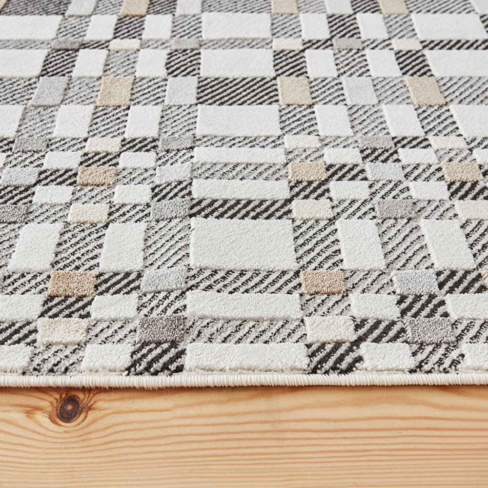 Kaşmir Halı 7/24 İskandinav Tartans 120x180 cm görseli 6