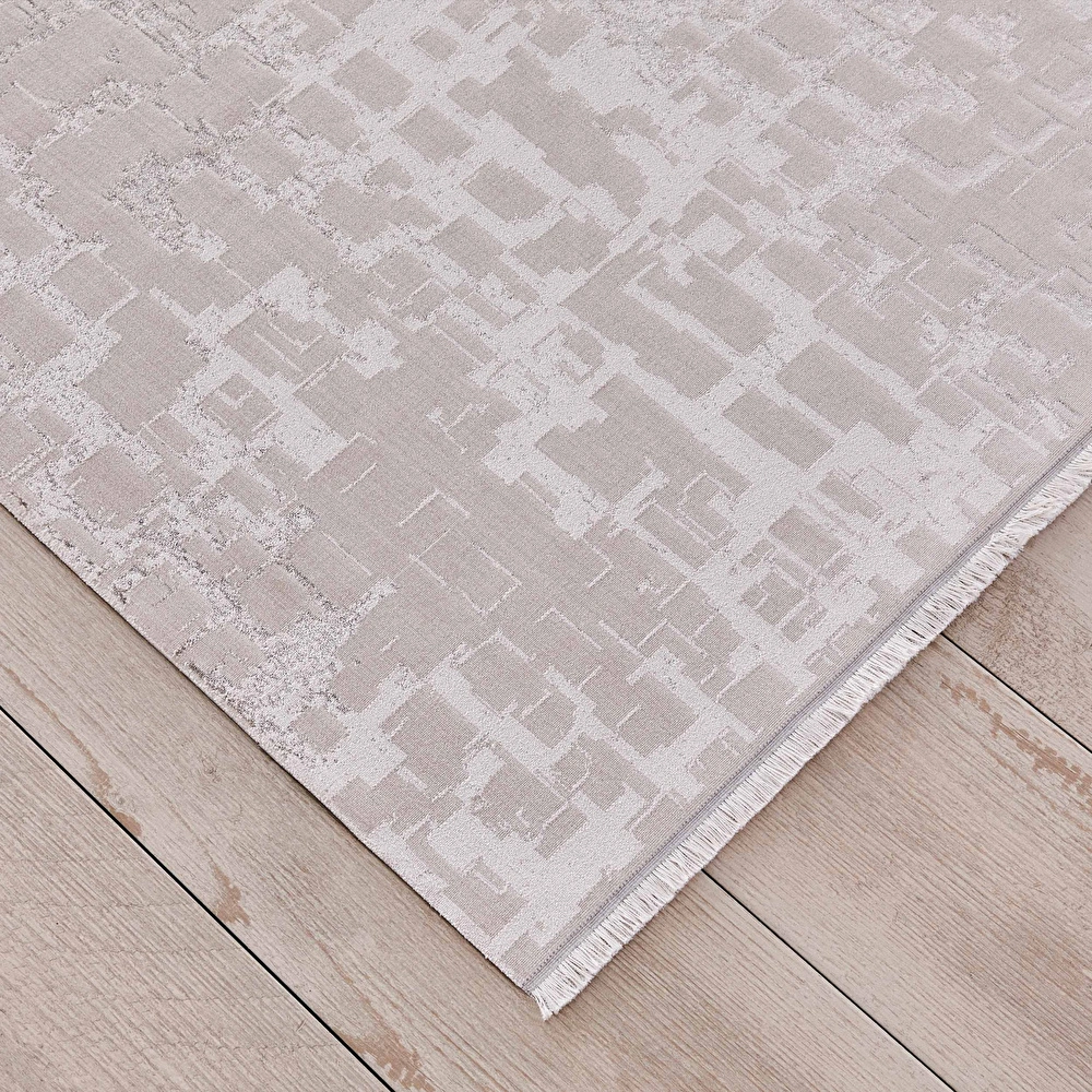 Kaşmir Halı Kadife Kuvars Seashell 200x290 cm görseli 6