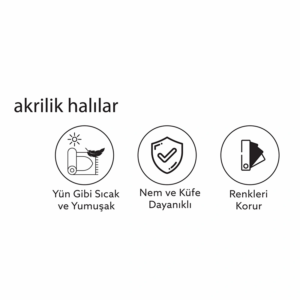 Kaşmir Halı Akrilik Urban Raval 200x290 cm görseli 7