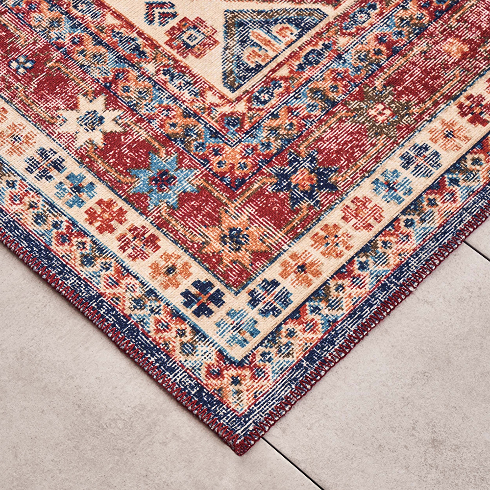Kaşmir Halı Dekoratif Art Türkmen İsfahan 160x230 cm görseli 5