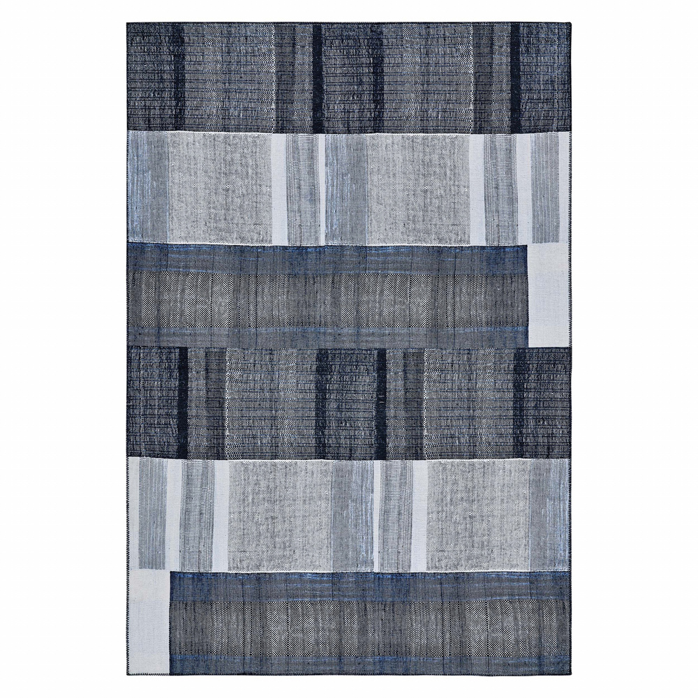 Kaşmir Halı Dekoratif Art Trend Deep Blue 80x300 cm görseli 3