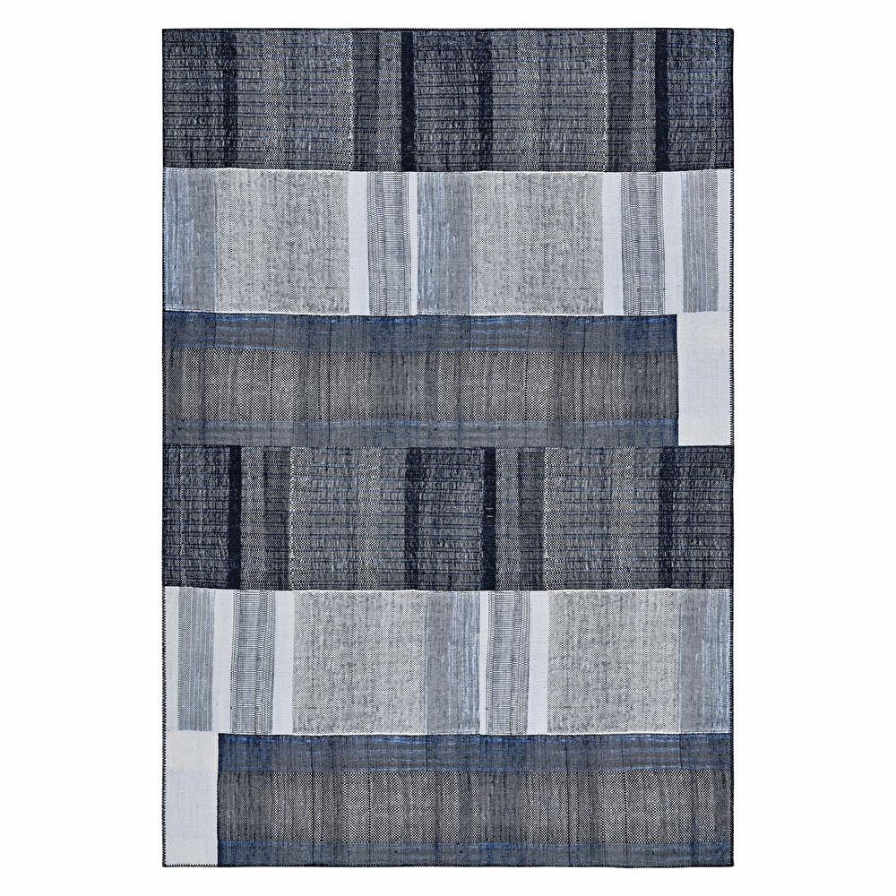 Kaşmir Halı Dekoratif Art Trend Deep Blue 120x180 cm görseli 3