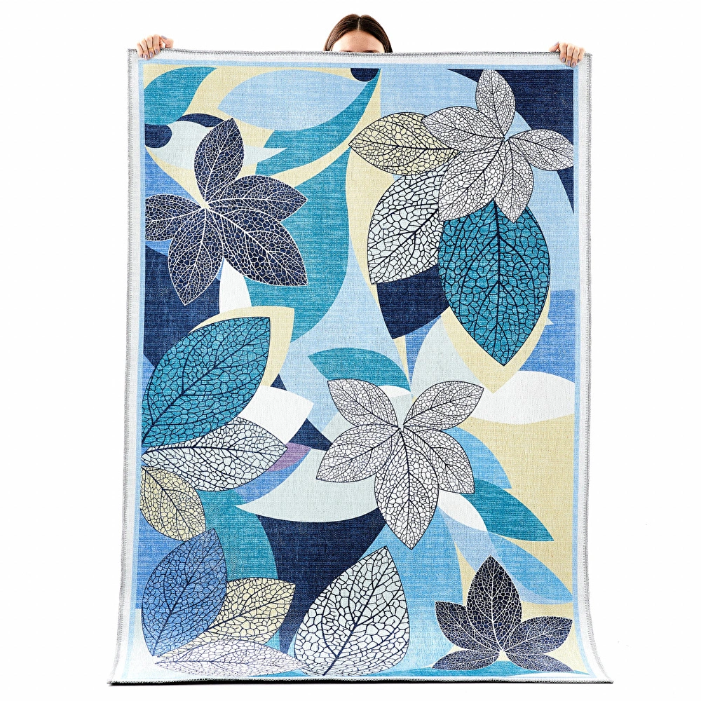Kaşmir Halı Dekoratif Art Trend Leaf 160x230 cm görseli 1