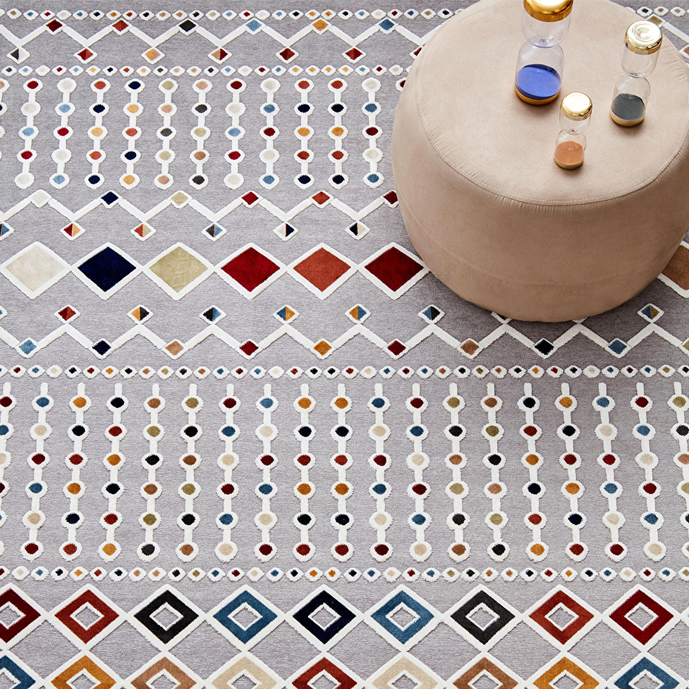 Kaşmir Halı Viskon Modern Andores 80x150 cm  görseli 1