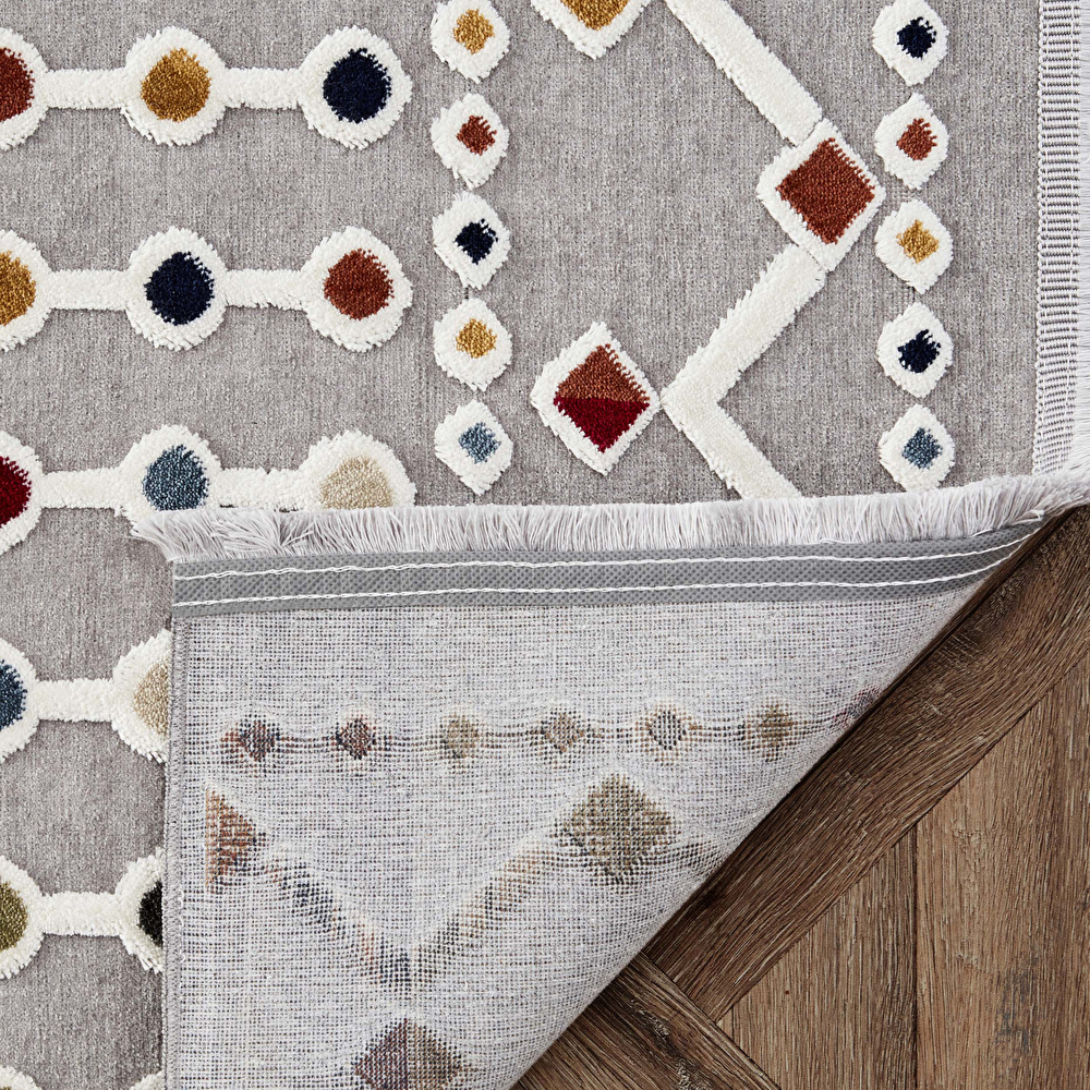 Kaşmir Halı Viskon Modern Andores 80x300 cm Halı görseli 4