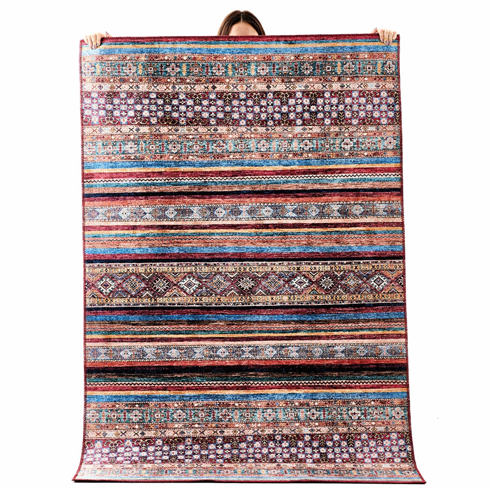 Kaşmir Halı Dekoratif Art Türkmen Turpan 180x280 cm görseli 1