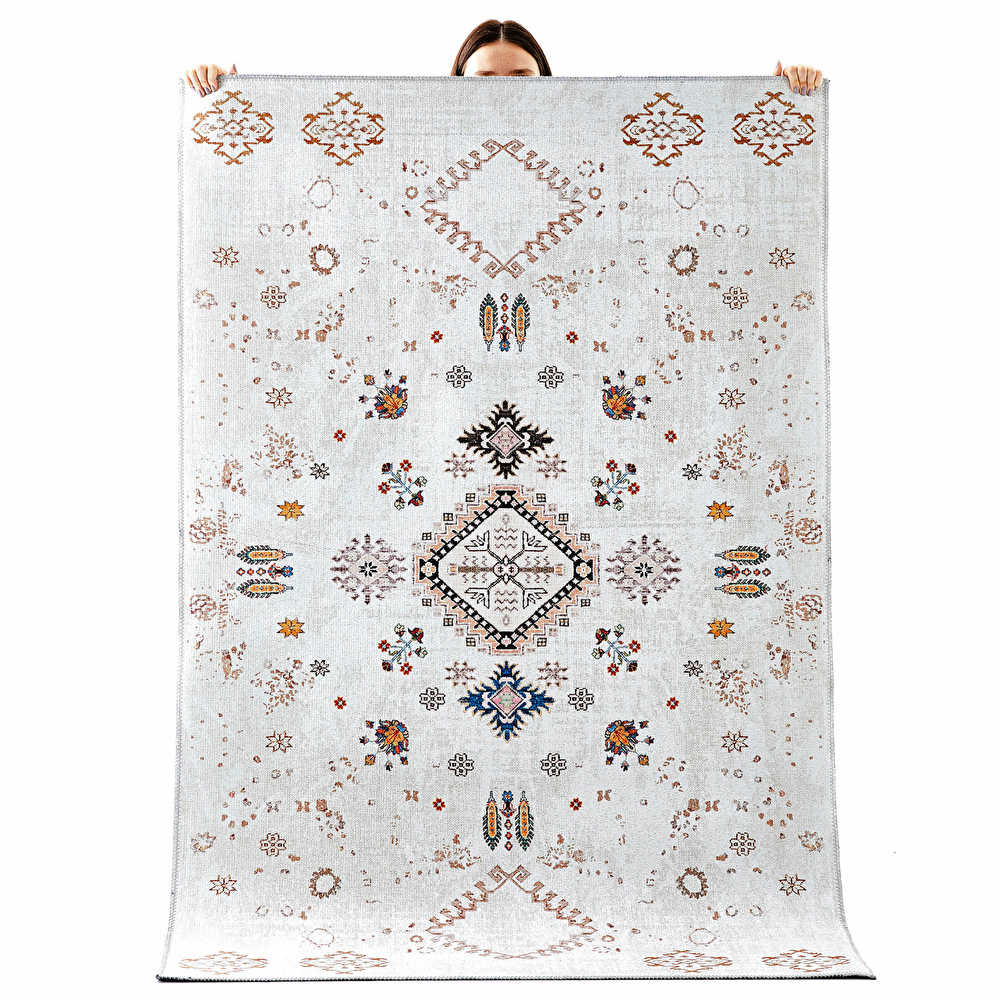 Kaşmir Halı Dekoratif Art Türkmen Hotan 160x230 cm görseli 1