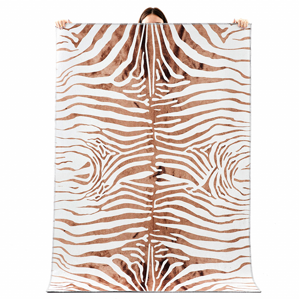 Kaşmir Halı Dekoratif Art Trend Snow Tiger 180x280 cm görseli 1