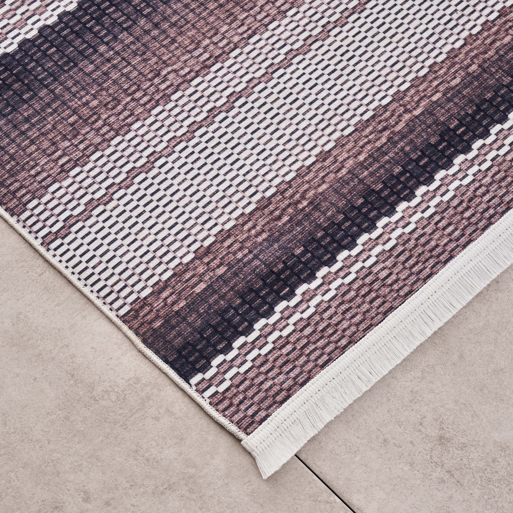 Kaşmir Halı Dekoratif Art Trend Örgü 80x150 cm görseli 6