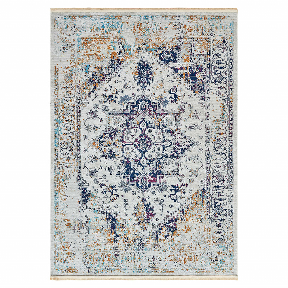 Kaşmir Halı Dekoratif Art Retro Kirman 80x300 cm görseli 4