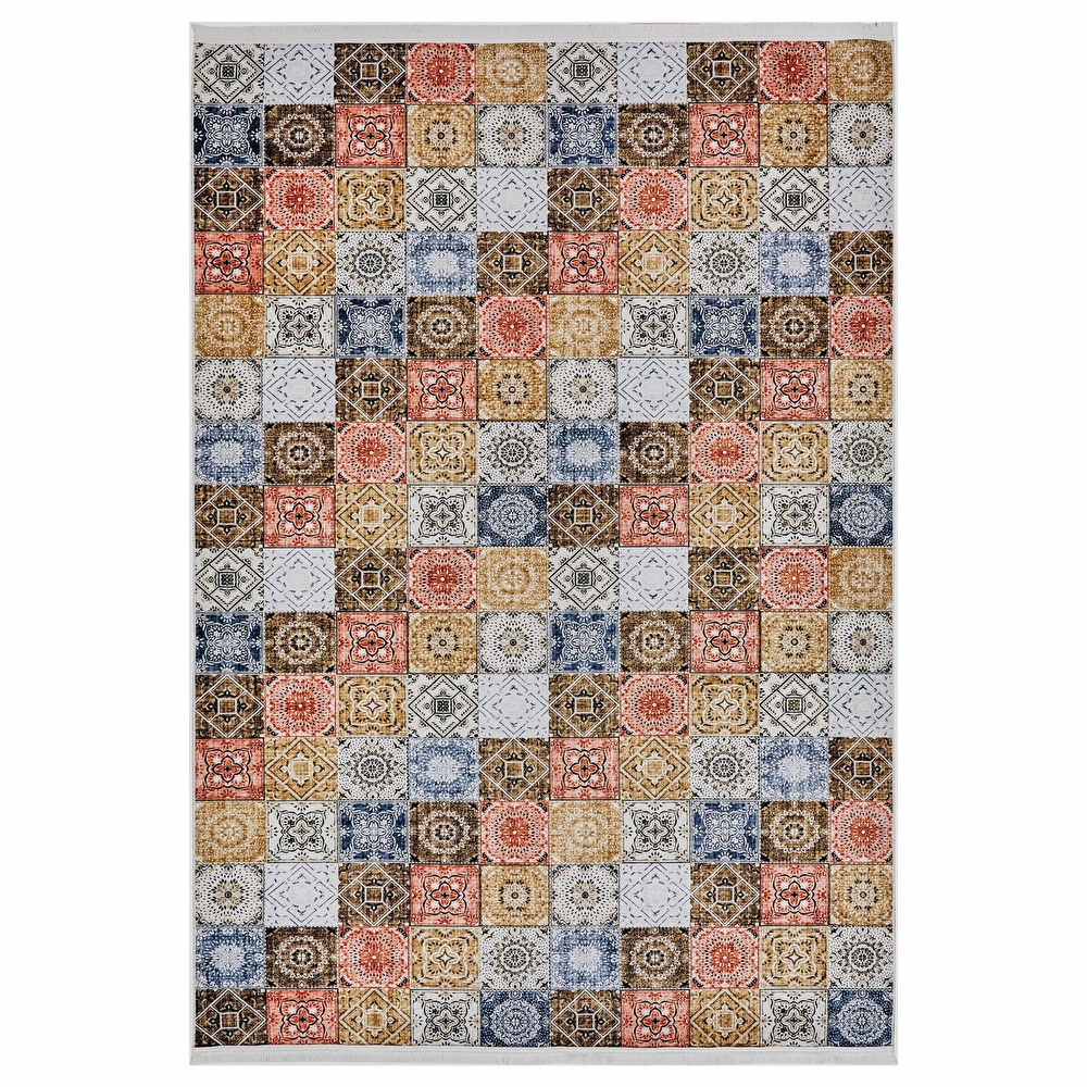 Kaşmir Halı Dekoratif Art Türkmen Kaşgar 160x230 cm görseli 3