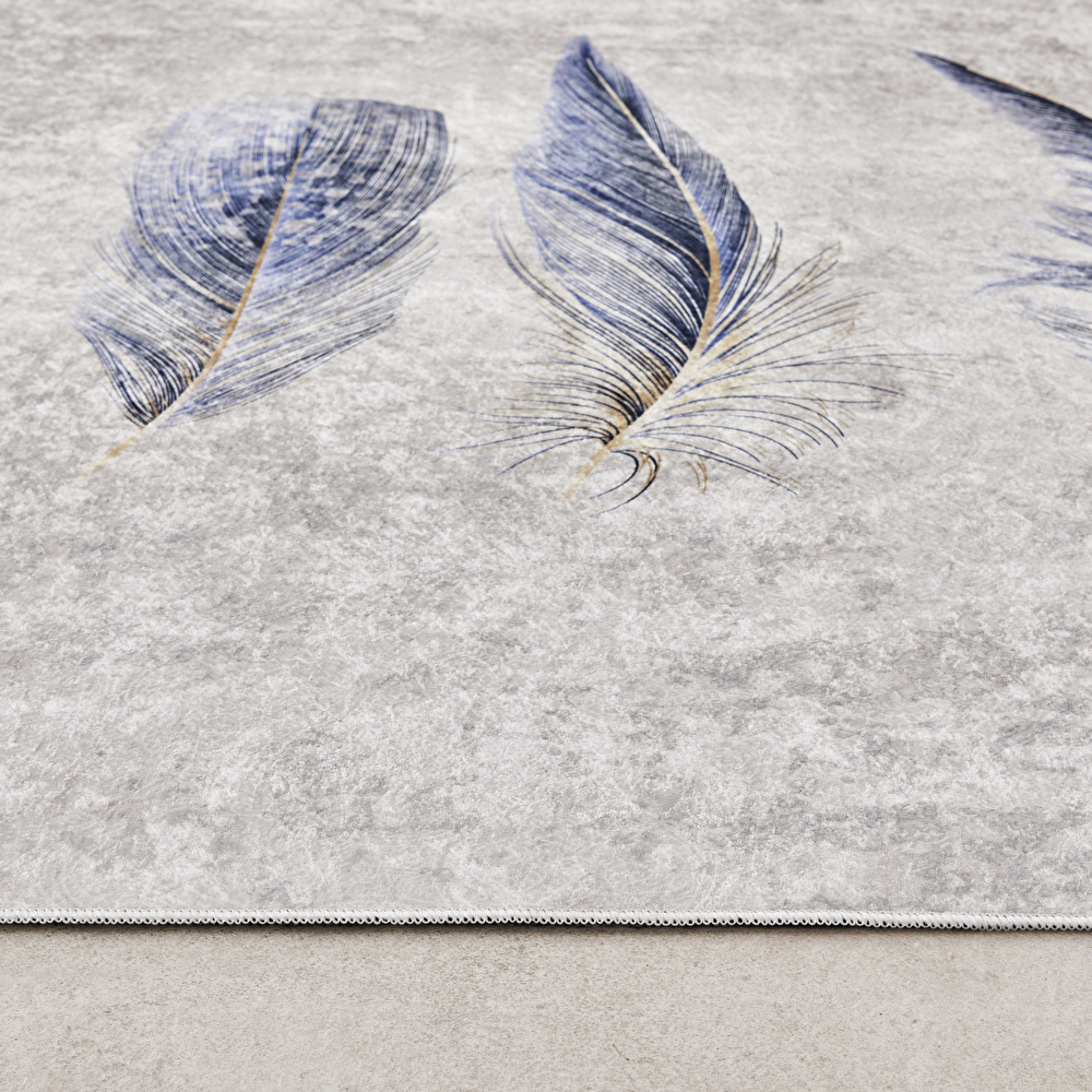 Kaşmir Halı Dekoratif Art Mutfak Feather 120x180 cm görseli 4