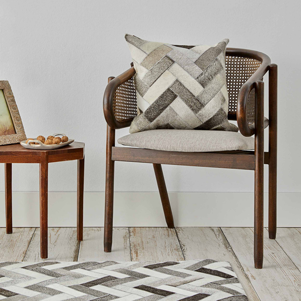 Kaşmir Home  Handmade Safari Parquet Kırlent 45x45 cm görseli 1