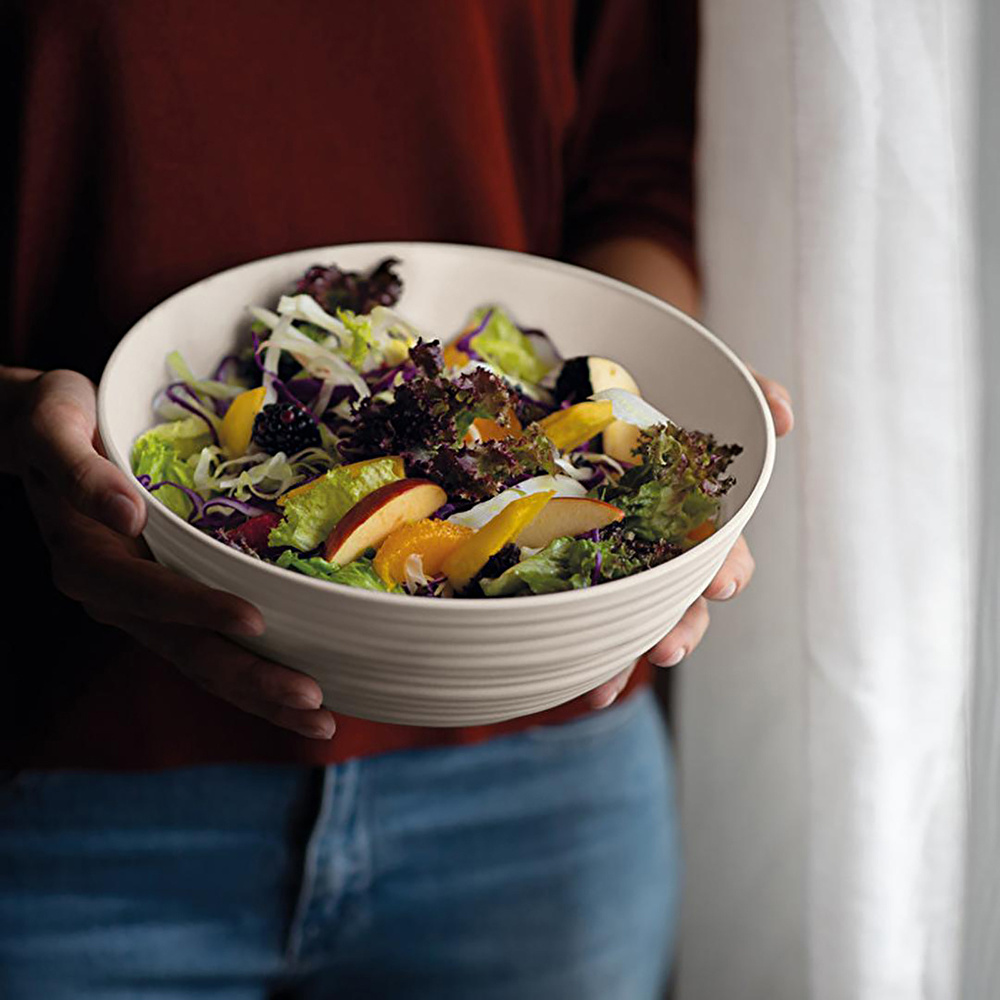 Guzzini Tierra L Salata Kasesi Boz Kahverengi görseli 3