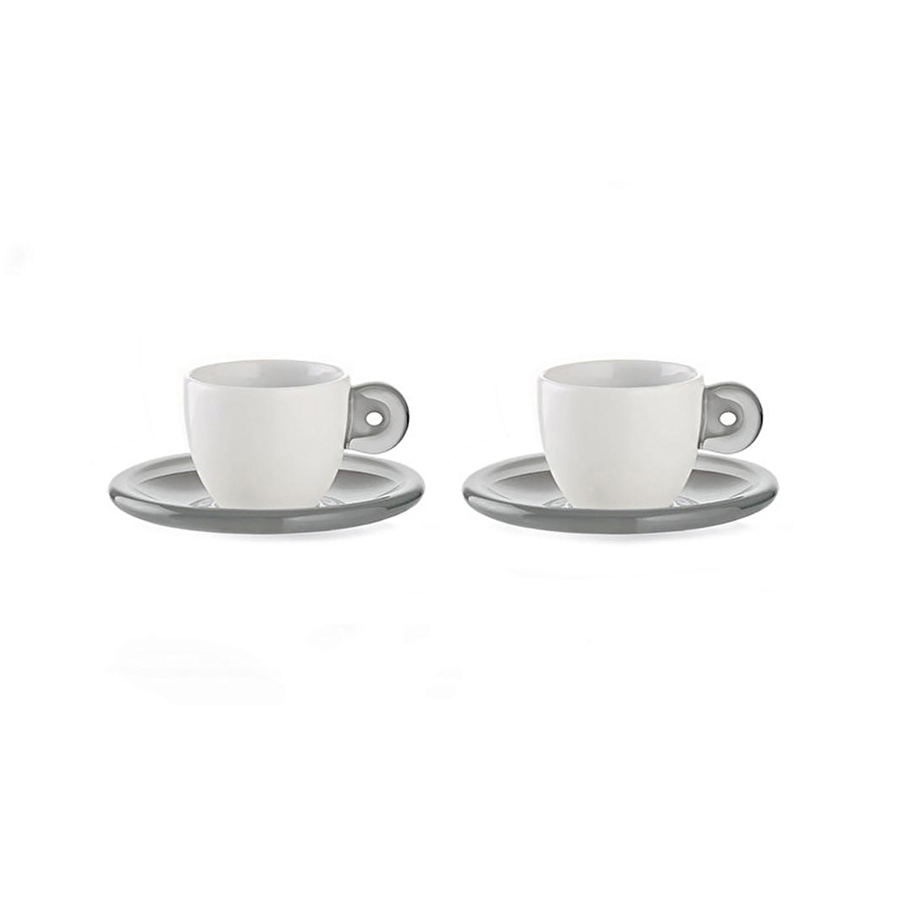 Guzzini 2'li Espresso Fincan Takımı Gri görseli 1