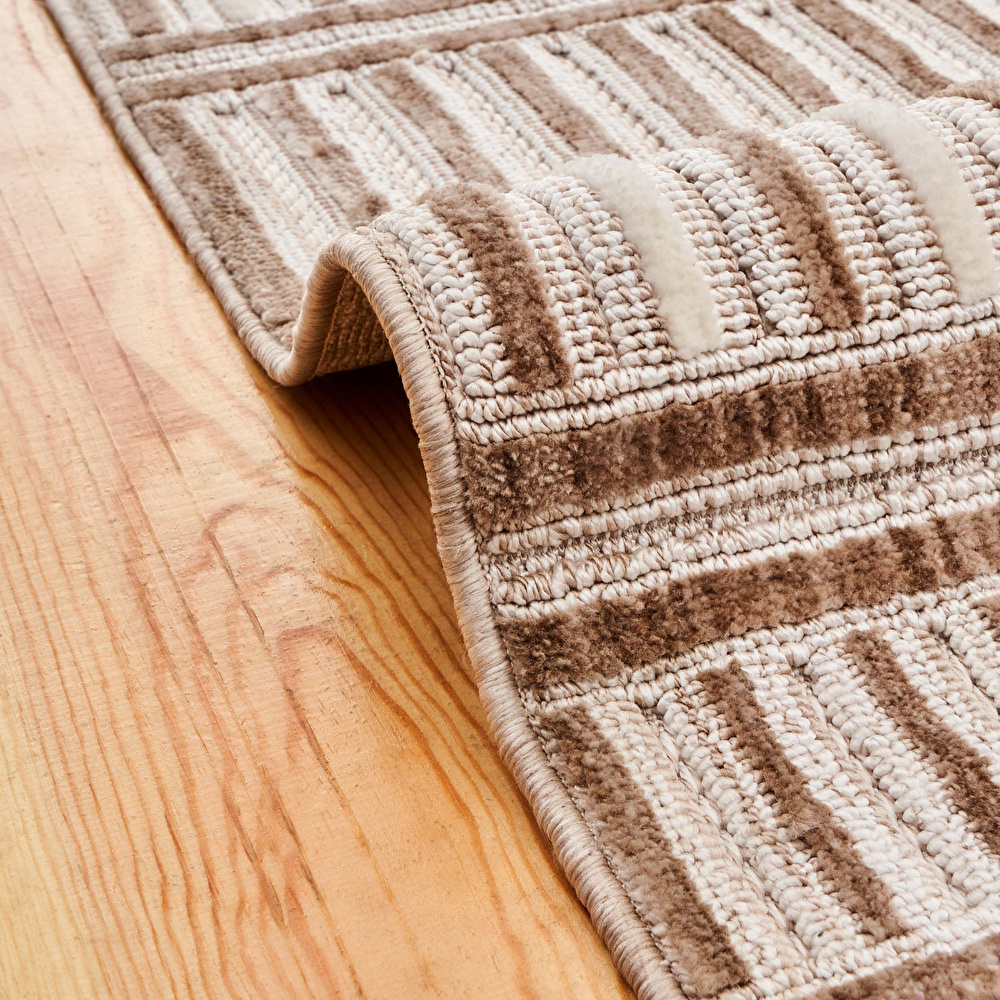 Kaşmir Halı 7/24 İskandinav Premium Orka 80x300 cm görseli 4