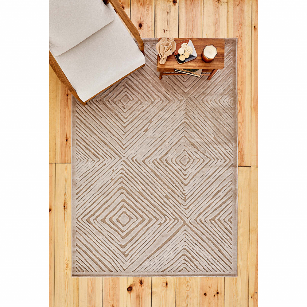 Kaşmir Halı 7/24 İskandinav Solaris 80x150 cm görseli 2
