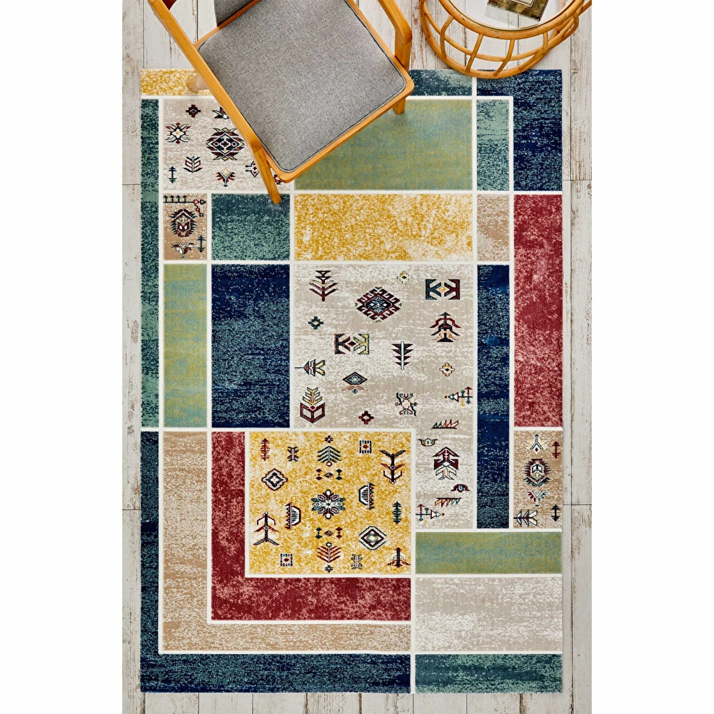Kaşmir Halı Akrilik Playful Carnaval 80x150 cm görseli 3