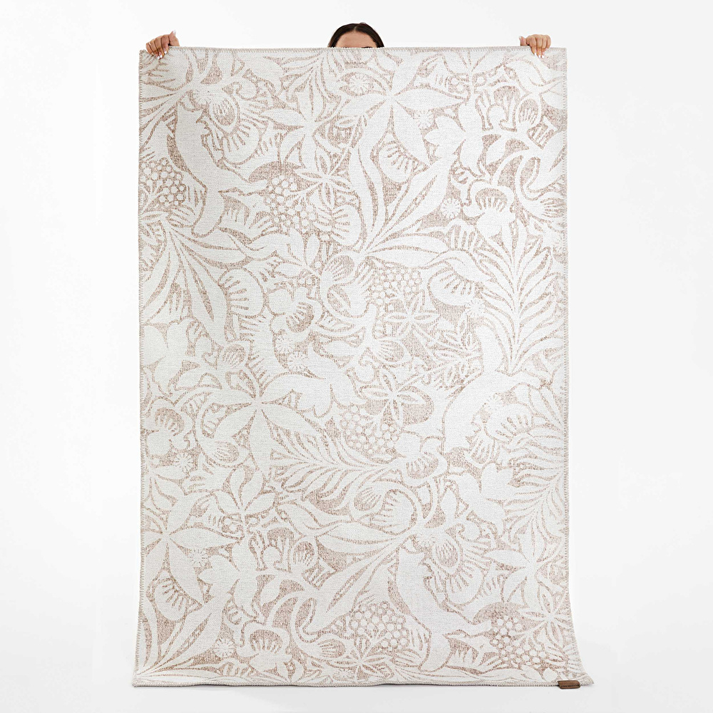 Kaşmir Halı Dekoratif Art Trend Floral Çift Taraflı 160x230 cm görseli 1