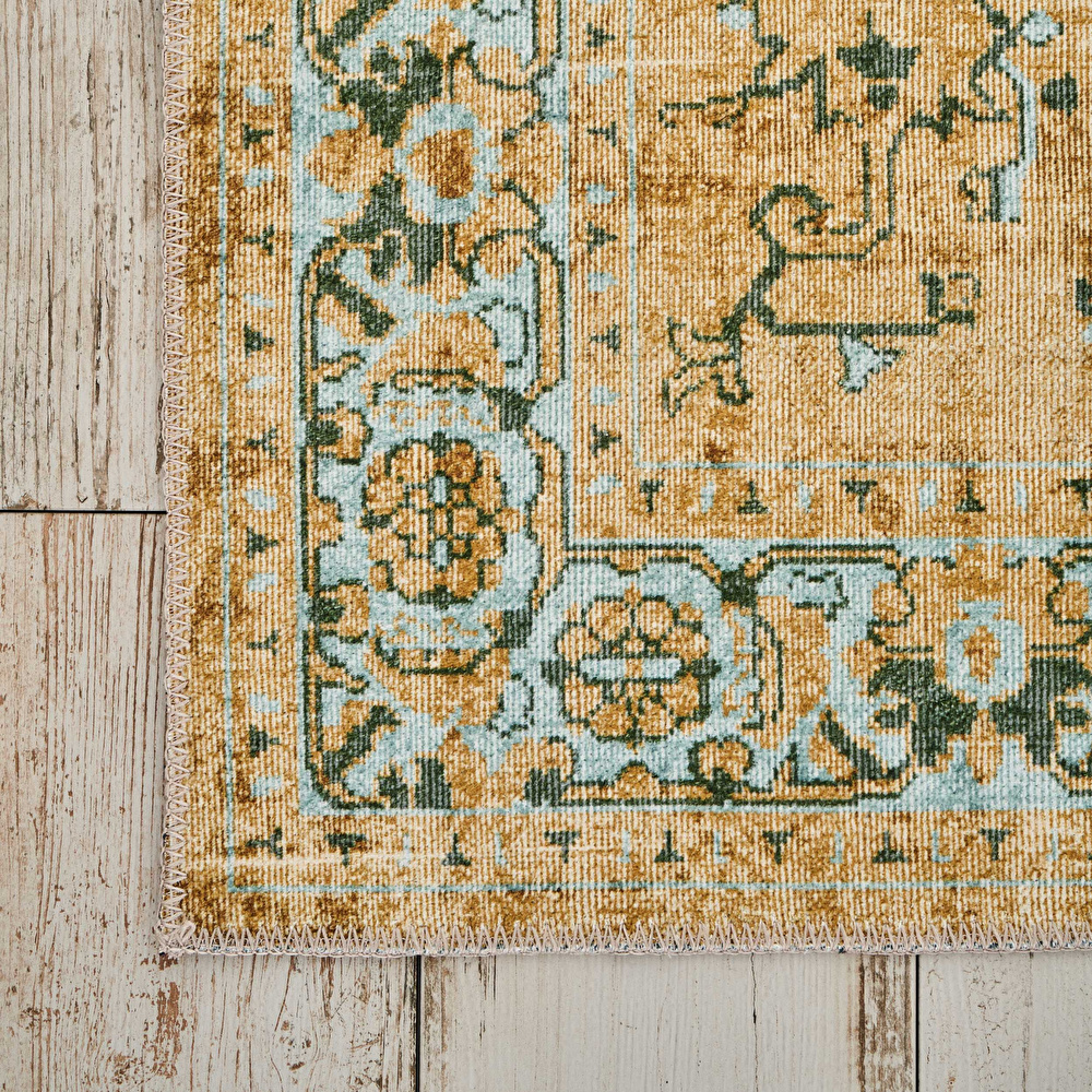 Kaşmir Halı Dekoratif Art Retro Ahenk 80x300 cm görseli 5