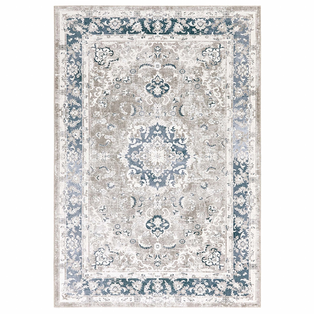 Kaşmir Halı Dekoratif Art Retro Seher 80x300 cm görseli 3
