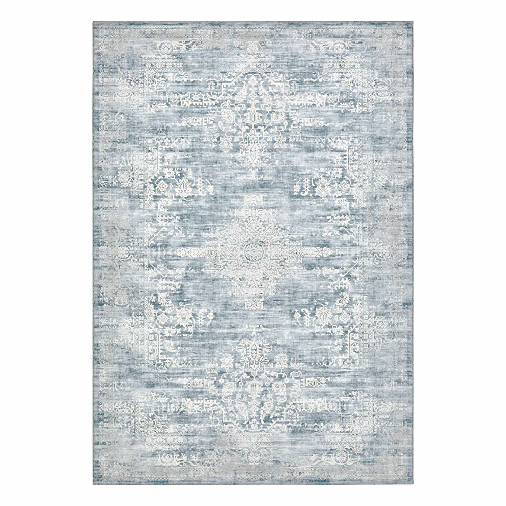 Kaşmir Halı Dekoratif Art Retro Gökçe 80x300 cm görseli 7