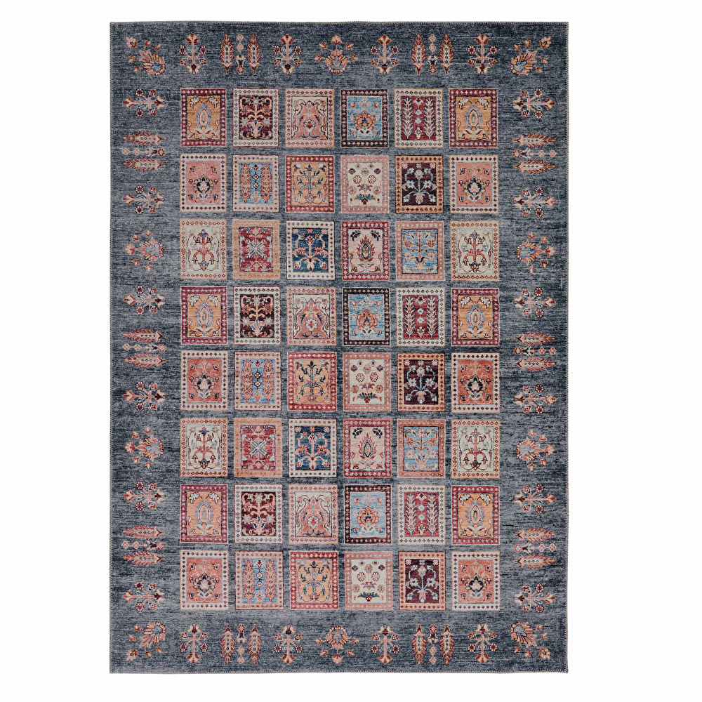 Kaşmir Halı Dekoratif Art Türkmen Artuk 120x180 cm görseli 6