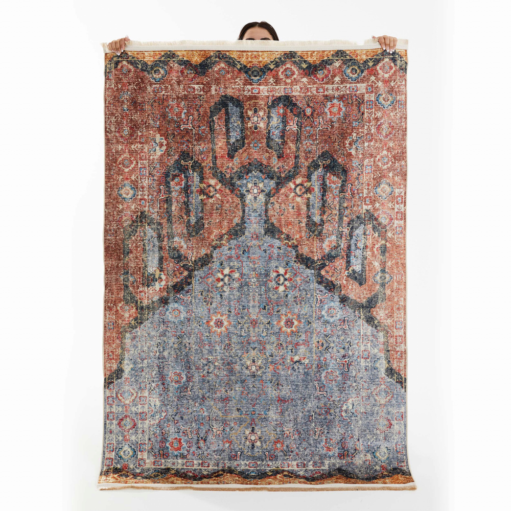 Kaşmir Halı Dekoratif Art Retro Ürgüp 80x150 cm görseli 1