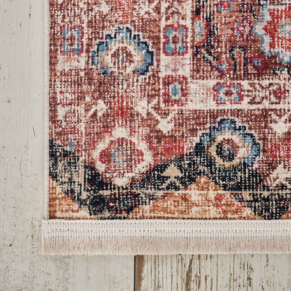 Kaşmir Halı Dekoratif Art Retro Ürgüp 80x150 cm görseli 5