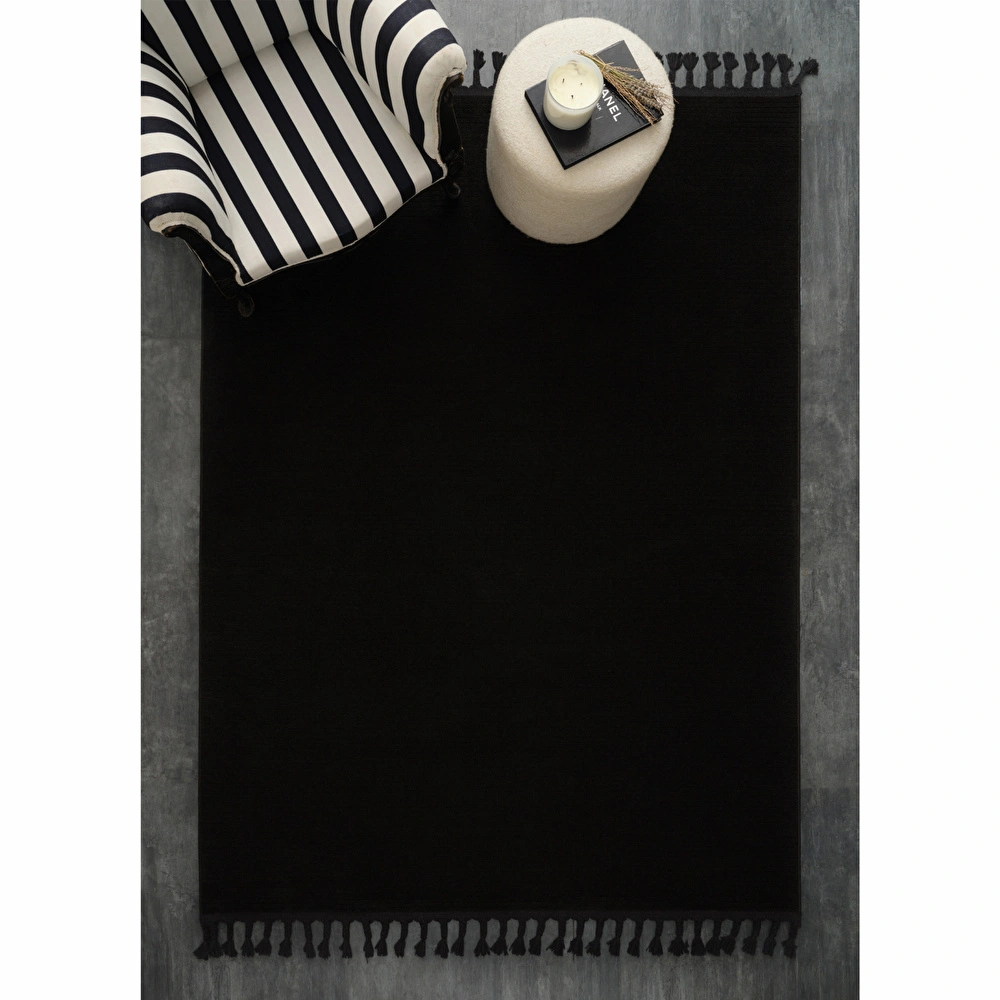 Kaşmir Halı 7/24 Dört Mevsim Black 160x230 cm görseli 1