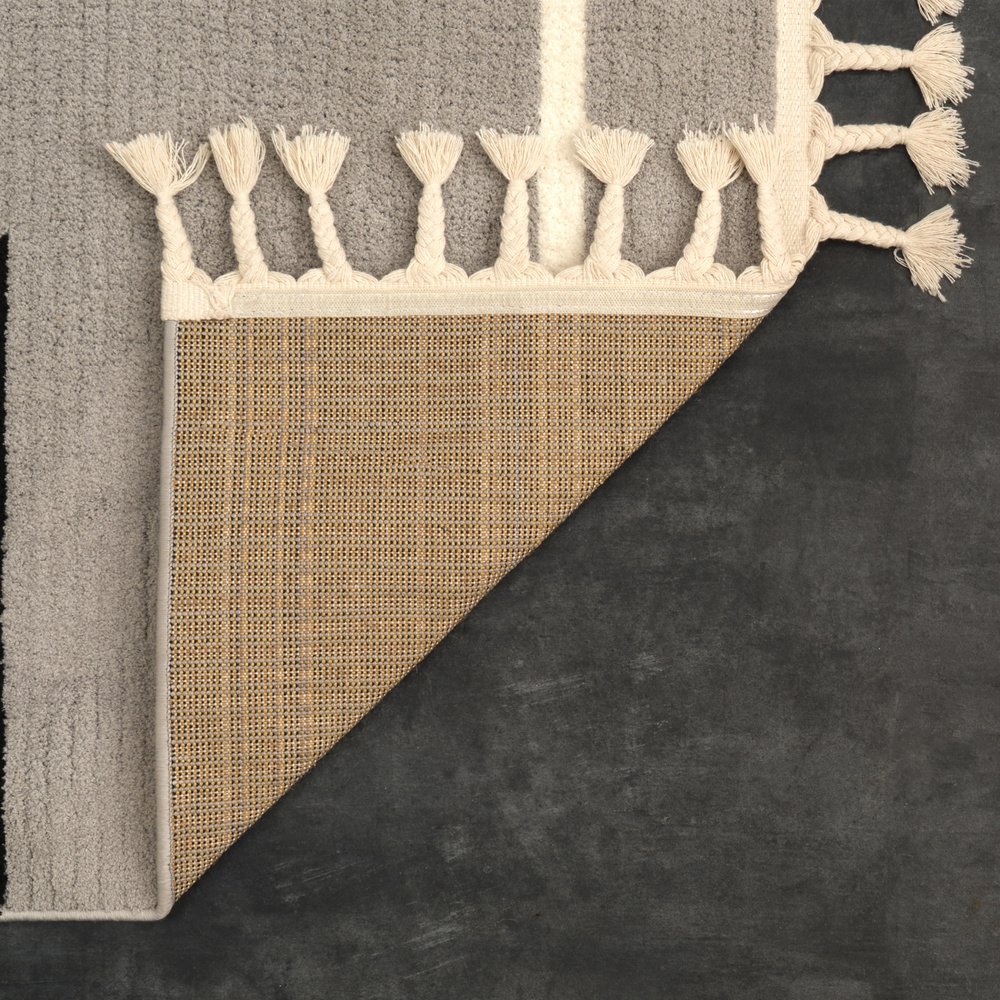 Kaşmir Halı 7/24 Dört Mevsim Gris 80x300 cm görseli 6