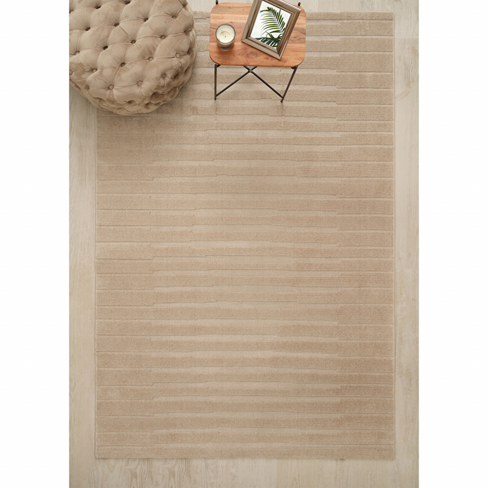 Kaşmir Halı 7/24 Gloria Riela Kahve 80x300 cm görseli 1