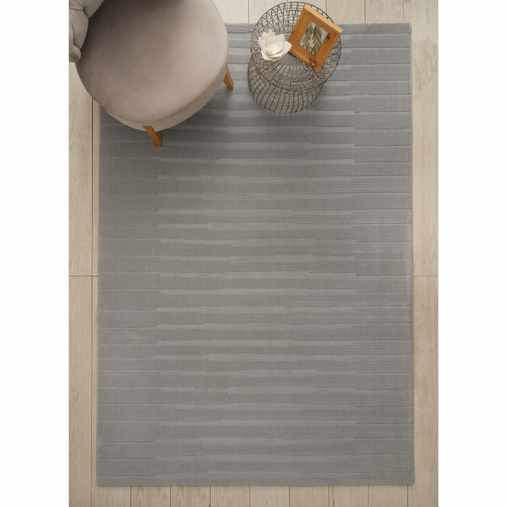Kaşmir Halı 7/24 Gloria Riela Gri 200x290 cm görseli 1
