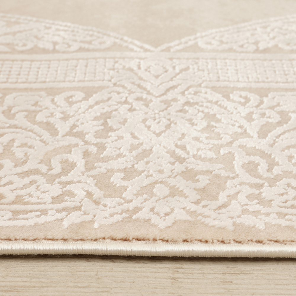 Kaşmir Halı Viskon Premium Alaz Bej 160x230 cm görseli 5